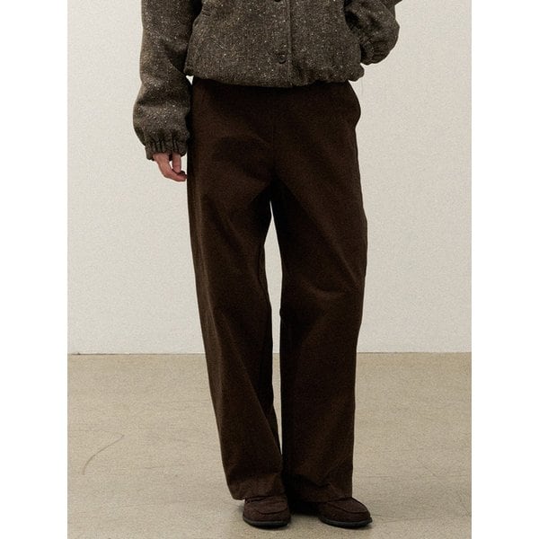 Hamel Cotton Pants (Brown)