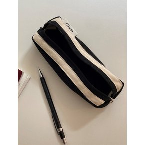 round pencilcase _ Black (2Size)