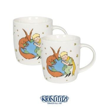 코니츠 머그 신형 지구 2p 400ml /어린왕자