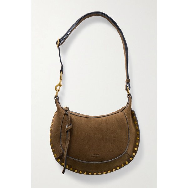 오스칸 문 스터드 스웨이드 숄더백 46376663162986534