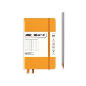 독일 불렛저널 로이텀 다이어리 위클리 노트 LEUCHTTURM1917 365626 Notebook Pocket A6 Hardcov