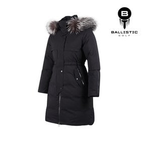 발리스틱 BALLISTIC HOODED FUR GOOSE LONG DOWN WOMANS JUMPER_BDWWJP55