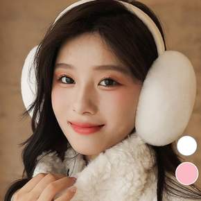 귀마개 겨울 방한 귀도리 보송보송 솜 사탕 이어워머 이어머프 털귀마개