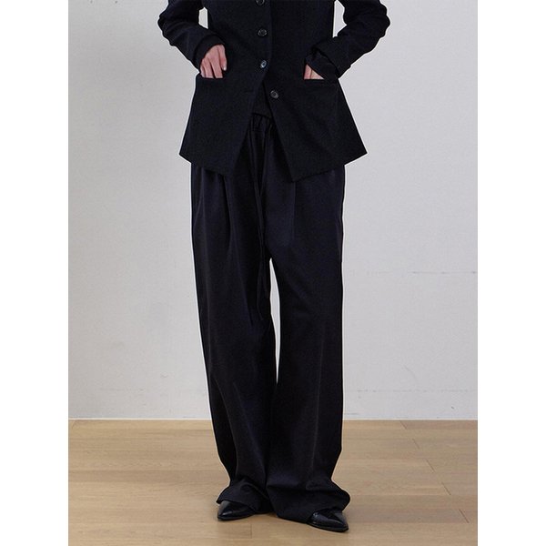Bela Tuck String Pants_Black