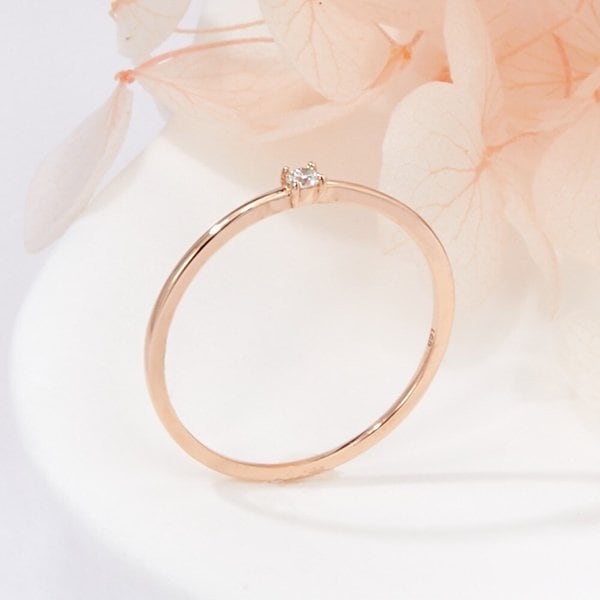 [비앤비골드] 18K 비쥬 랩다이아 엥게이지 탄생석 반지 NPR42054