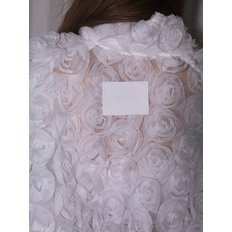 Mesh Rose Overfit Jumper [White]