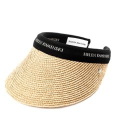헬렌카민스키 여성 비앙카 썬캡 모자 (50265 BIANCA NATURAL BLK LOGO) 24FW