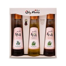 [공식품]공계순 국산 기름 3종 선물세트(들기름/참기름/생들기름 100ml)쇼핑백 포함