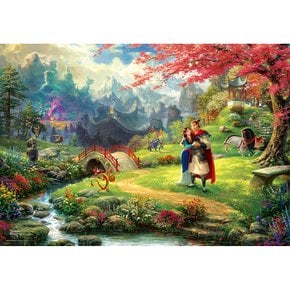 1000피스 직소퍼즐 - 뮬란 벚꽃나무 아래 피어난 사랑 (퍼즐사랑)