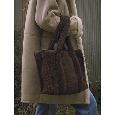 시야쥬 SIAC3015 shearing tote bag_Brown_M