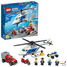  레고 LEGO 시티 폴리스 헬리콥터의 추적 60243 장난감 블록 선물 경찰 경사