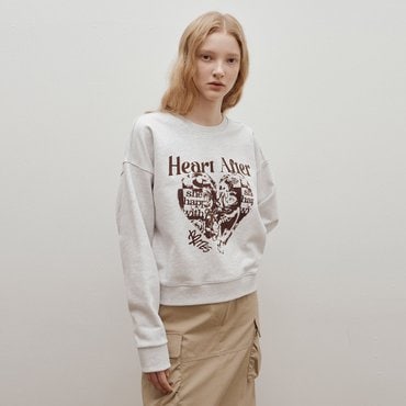 레이브 Floking Heart After Graphic Sweatshirt VW4WE111_3color