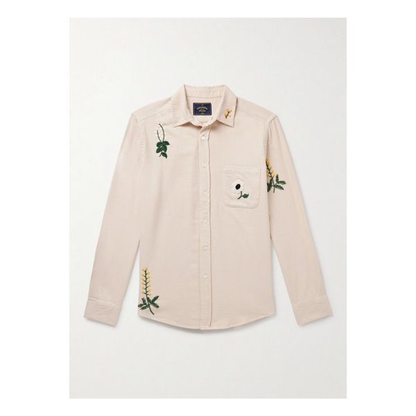 포르투기스 플란넬 자수 코튼 플란넬 셔츠 46376663162911451