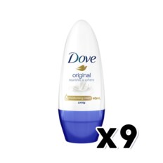 도브 데오드란트 롤온 오리지널 냄새제거 40ml x 9개