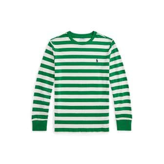 폴로 랄프 로렌 폴로 키즈 남아 8-18세 스트라이프 코튼 롱 슬리브 티(CWPOTSHY8021241300)