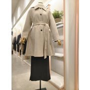 [여주점] 여성 후드 디태쳐블 캐시미어 블렌디드 핸드메이드 코트(ITPBHHC740)
