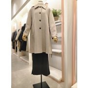 [여주점] 여성 후드 디태쳐블 캐시미어 블렌디드 핸드메이드 코트(ITPBHHC740)