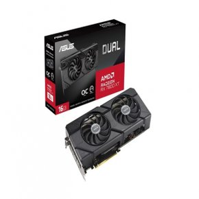 ASUS DUAL 라데온 RX 7800 XT O16G OC D6 16GB