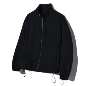 BASIC SURFACE HIGH NECK WINDBREAKER (BLACK) LRRSCUA101M