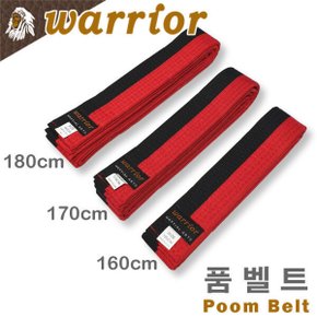 warrior 품벨트(품띠) / 태권도 합기도 해동검도 격투기 / 길이 160cm 170cm 180cm