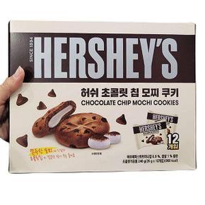 허쉬 초콜릿칩 모찌쿠키 240G x 2개