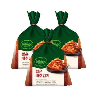 CJ제일제당 비비고 썰은배추김치 1.8kg x3개