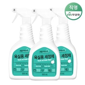 바른세제연구소 욕실용 세정제 900ml x 3개