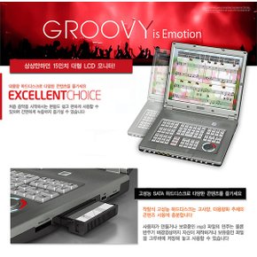 GROOVY 반주기일체형 15인치LCD모니터 녹음기능 색소폰