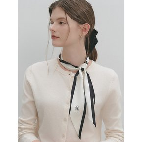 일리노어 실크 스카프_화이트 / ELEANOR SILK SCARF_WHITE