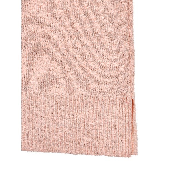 홀터넥 부클 니트 원피스 (pink)