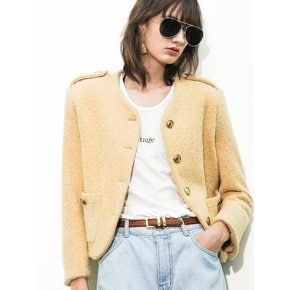 Wool-Blend Boucle Tweed Jacket[Beige(WOMAN)]_UTO-FB13