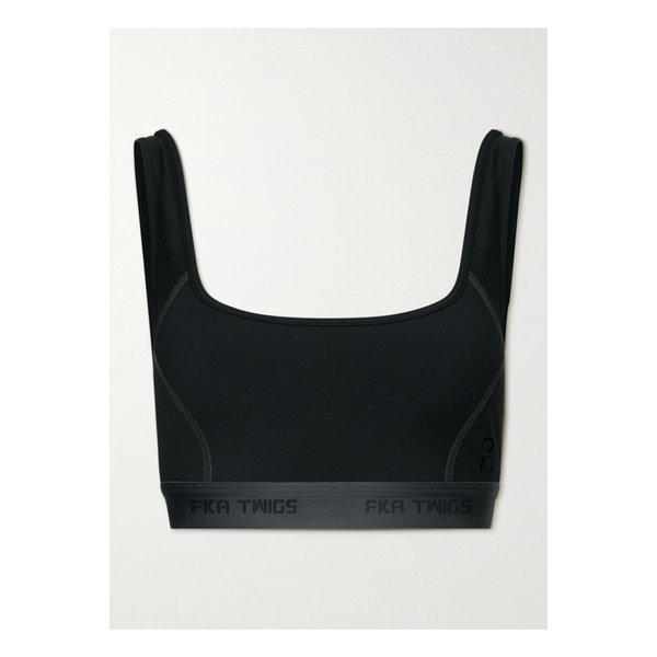 러닝 Fka 트위그스 스튜디오 스트레치  저지 스포츠 브라 블랙 1647597360170860