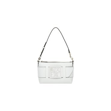 ARMANI EXCHANGE AX 여성 스퀘어 로고 벨트 숄더백(A424170010)화이트