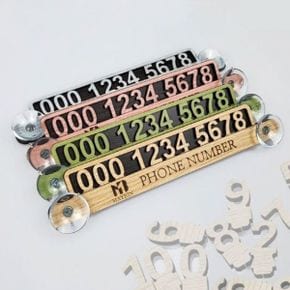 주차 알림판 연락처 전화번호 주차 번호판