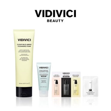 비디비치 [SSG단독] 클리어 마일드 아미노 클렌징 폼 120ml (+ 아크네 젤 폼 30ml 디럭스 증정)