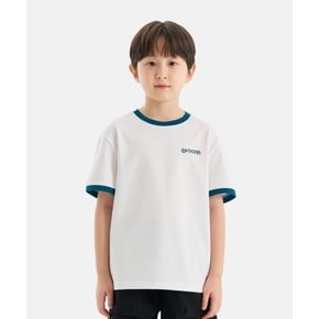 [본사]링거 백 그래픽 반팔 티셔츠 (오프 화이트) OD262ISS13_OWH