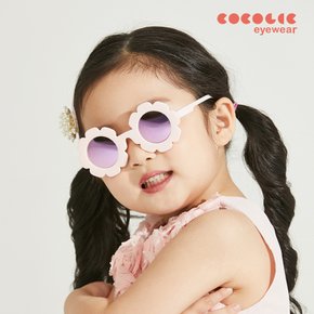 아기 유아 썬플라워 선글라스  꽃선글라스 0-5세 핑크