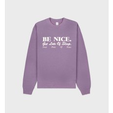 공식온라인 Be Nice Crewneck 남여공용맨투맨 SRB4MT102PP