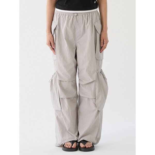 [SPNK] 나일론 카고 팬츠_그레이