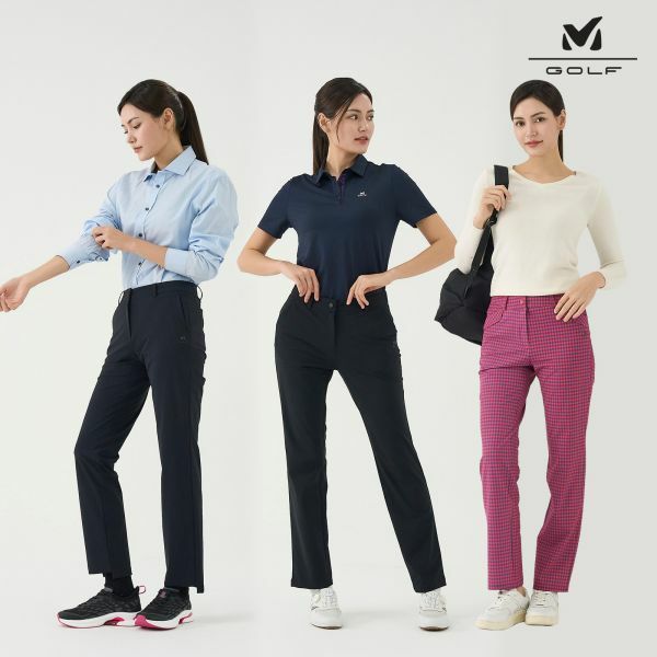 25SS 밀레골프 여름팬츠 3종 여성(트리코트2종+폴리스판1종)