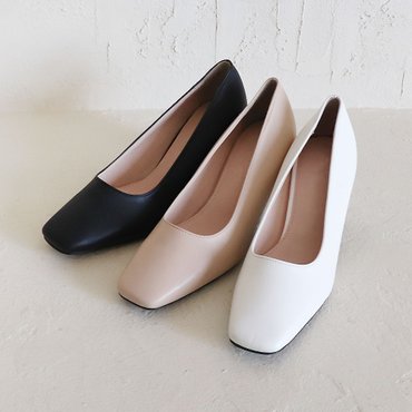 원더슈즈 [국내생산]사미리 컴포트 쿠션 미끄럼방지 슬링백 구두 7CM K-6478