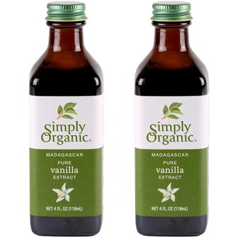  Simply Organic 심플리 오가닉 마다가스카르 바닐라 추출물 4oz(118ml) 2개