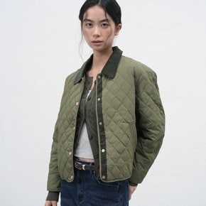 WOMAN 코듀로이 카라 경량 패디드 자켓 [3COL] / WBE3L07517