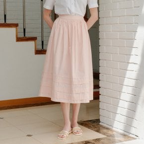 POINT LAYERED SKIRT_PINK