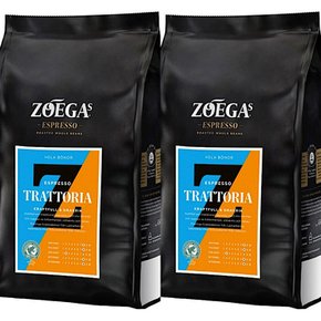 조에가스 에스프레소 트라토리아 커피빈 원두 홀빈 커피 Zoegas Espresso Trattoria 450g 2개