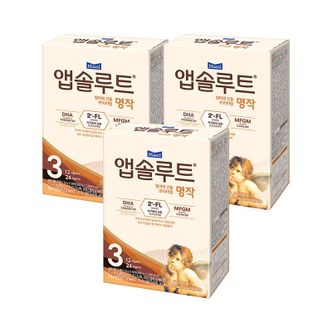 매일 리뉴얼 앱솔루트 명작 2FL 분유 스틱 3단계(12~24개월) 14g 20포 3곽..[33904803]