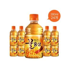 웅진 꿀홍삼 음료 280ml x 24페트 1박스