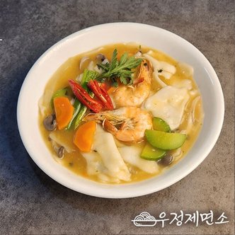 신세계라이브쇼핑 [G][우정제면소] 멸치맛 수제비 6인분세트 (생수제비1kg+스프6봉)