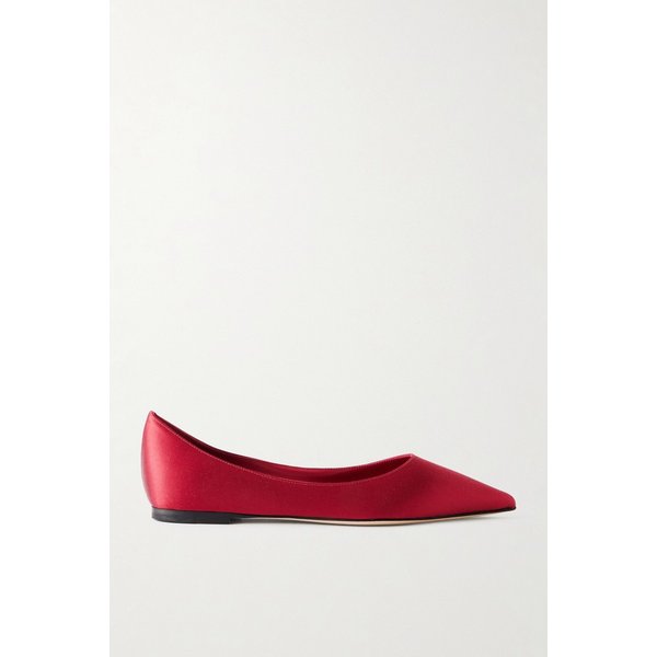 러브 새틴 플랫 슈즈 46376663162955374