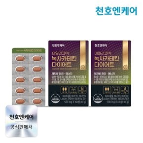데일리코어 녹차카테킨 다이어트 60정 2박스